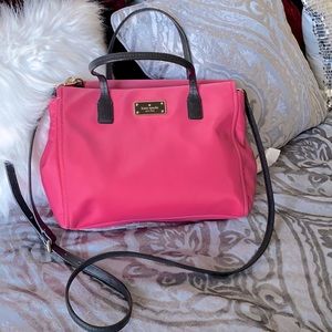 Kate spade handbag carry everything you need in this beautiful pop of pink bag